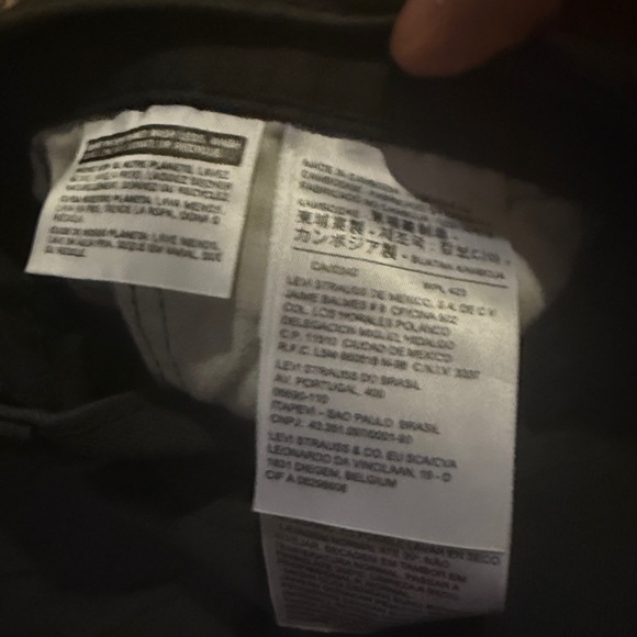 Levi Charcoal Tailored Trousers size 32W/34L - Picture 3 of 6